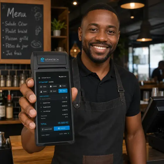 Terminal STANTECH dans un restaurant